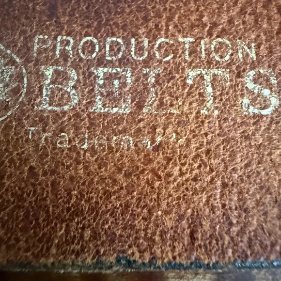 Vintage Replay Cognac Leather Belt with Metal Buckle - Picture 9 of 13